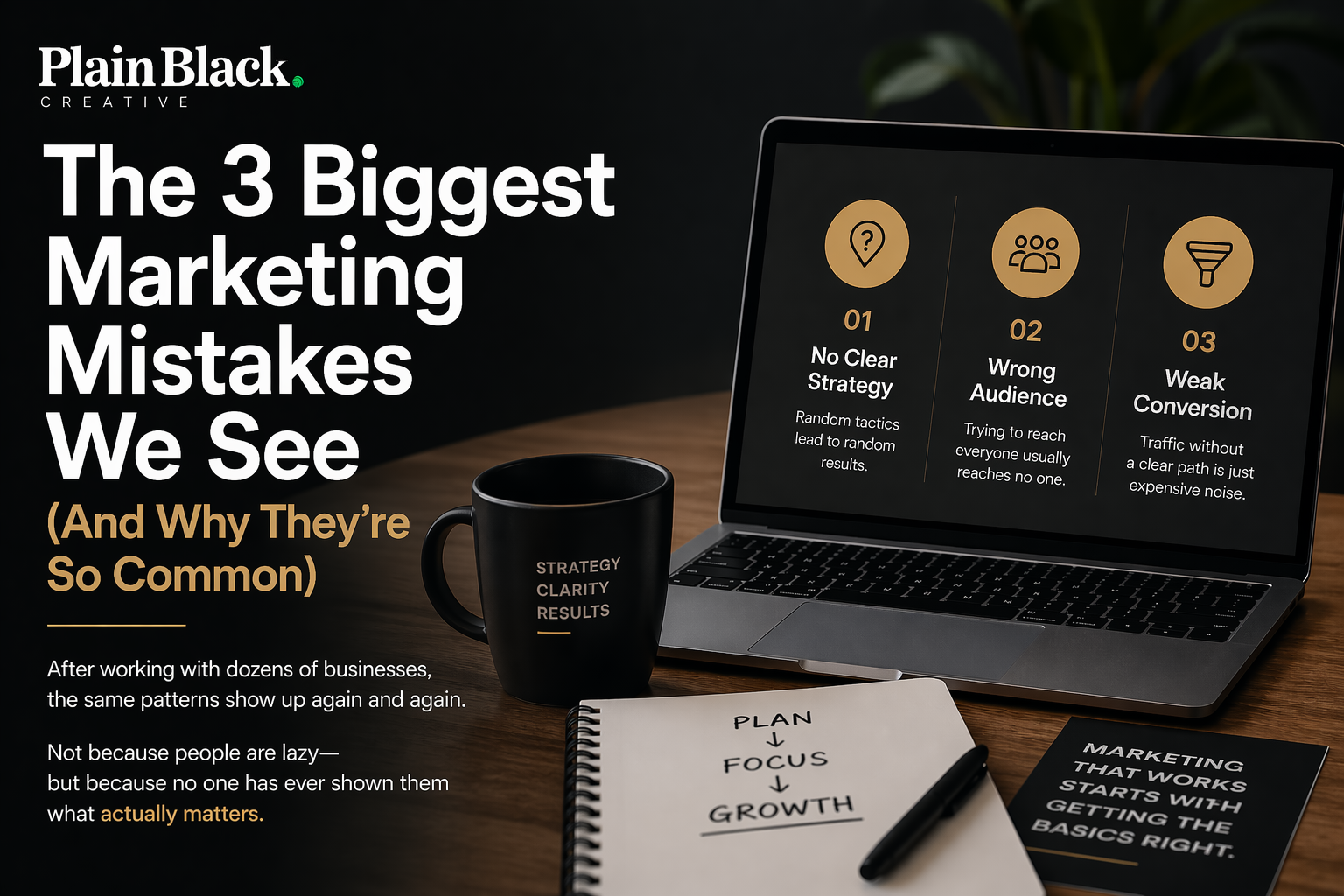 The 3 Biggest Marketing Mistakes We See (And Why They're So Common)