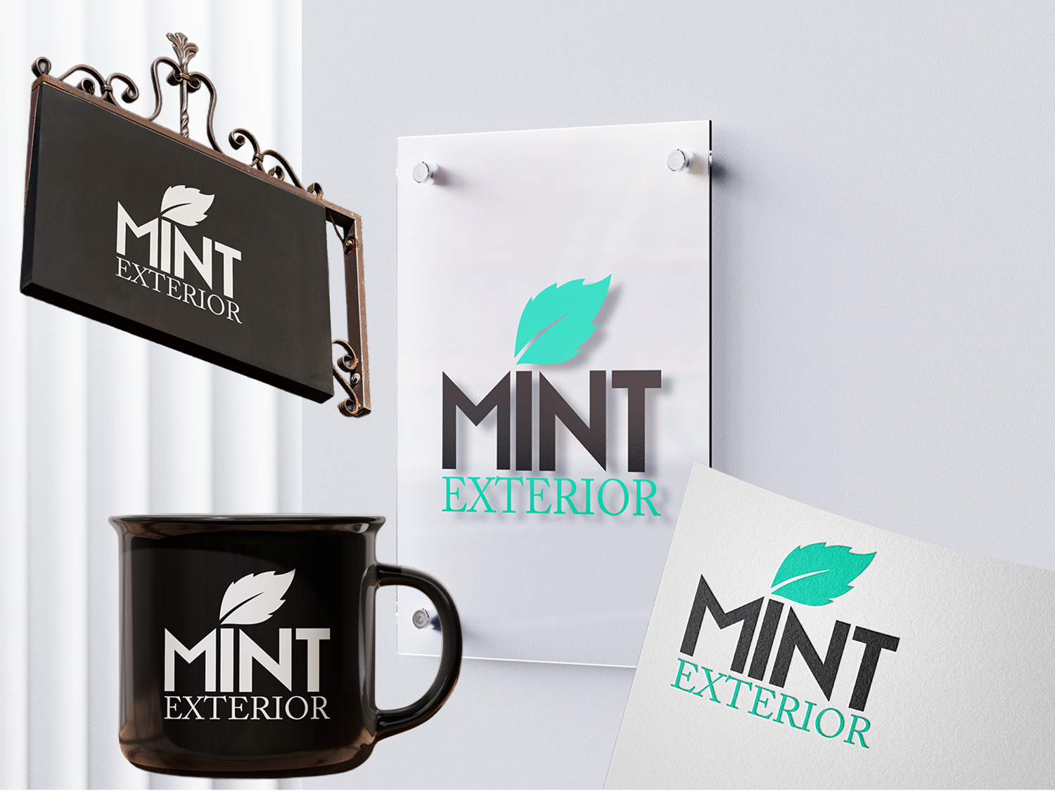 Mint Exterior brand identity